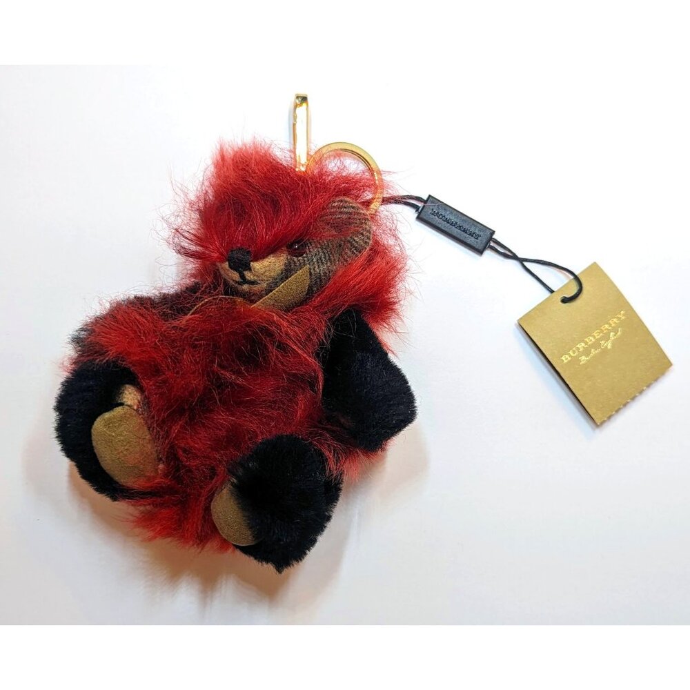 Burberry COLLECTIBLE PomPom Thomas Teddy Bear, Tags Attached